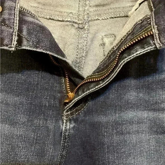 AG “Farrah” trendy high waisted  stretch dark wash skinny ankle denim jean 28 - Picture 4 of 5